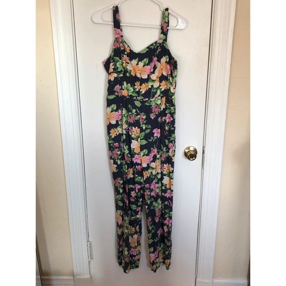 Floral jumpsuit large